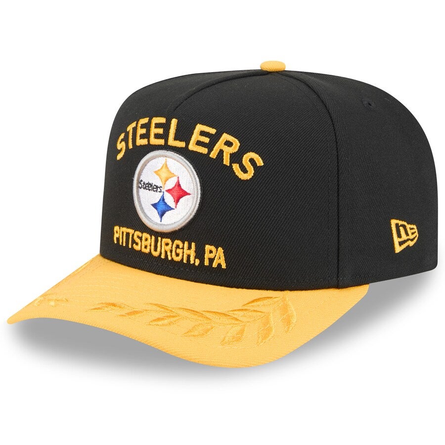 Pittsburgh Steelers Black/Yellow 2025 NFL Draft Snapback New Era