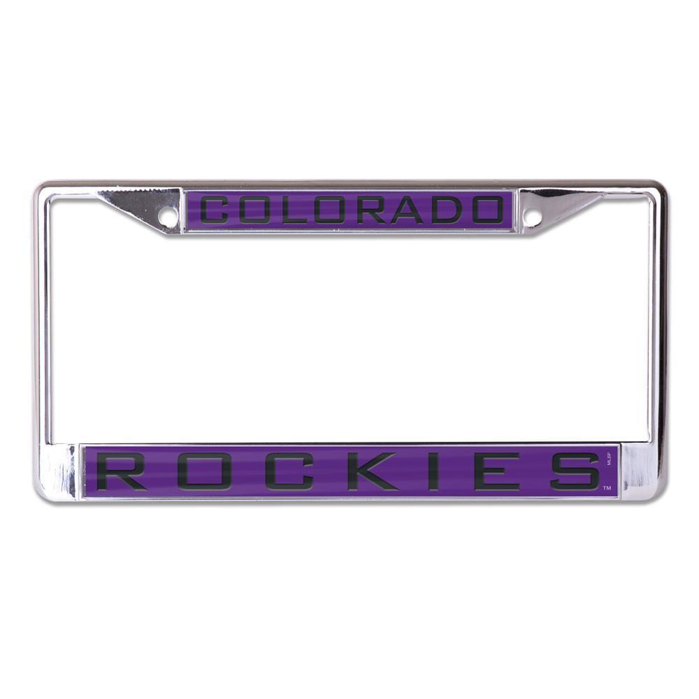  Colorado Rockies Chrome License Plate Frame : Sports