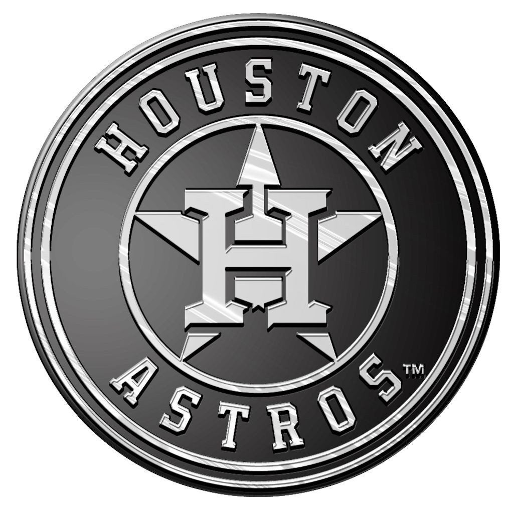 Houston Astros Silver Auto Emblem | Sports Addict