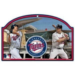 Minnesota Twins Baseball Wood Sign