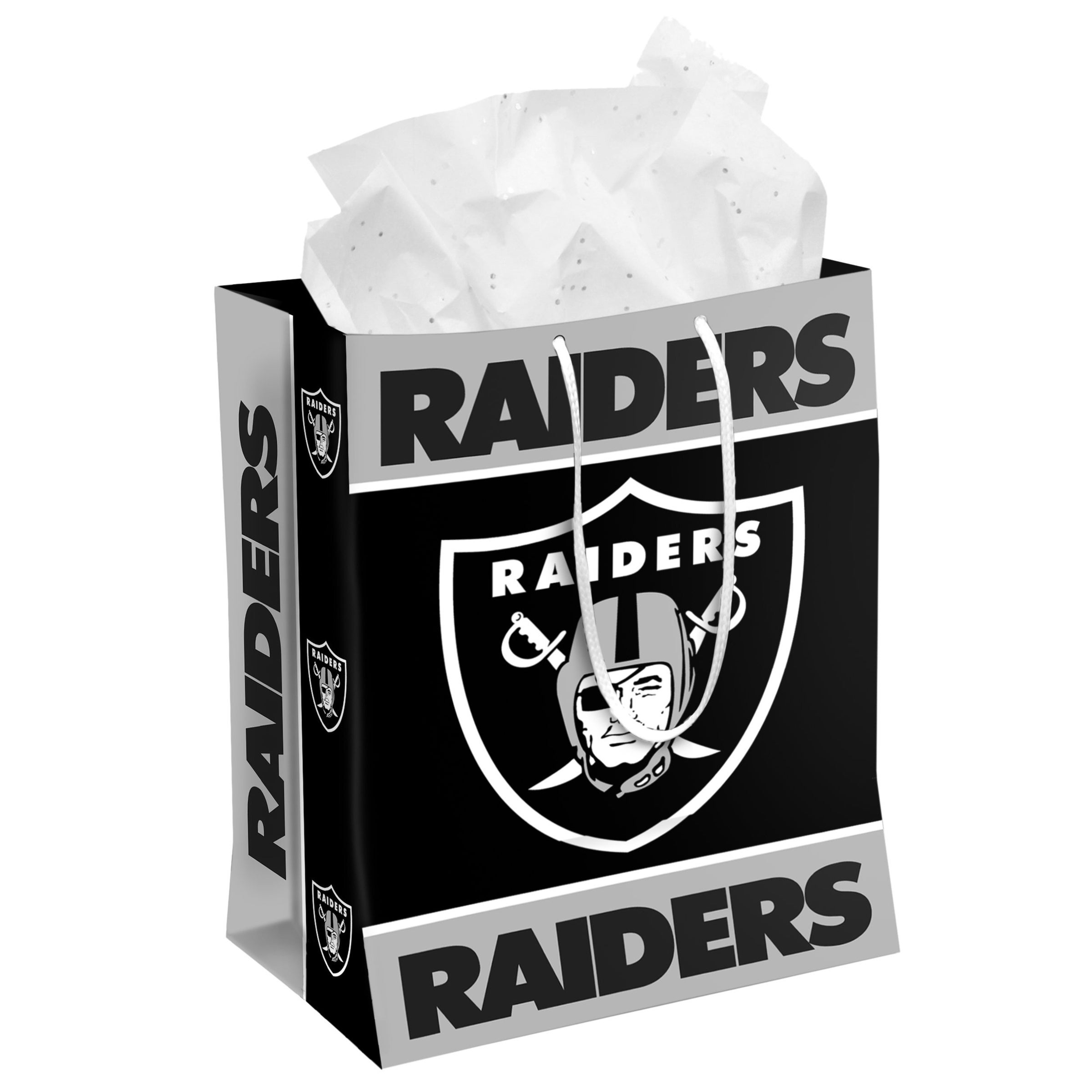 Las Vegas Raiders Medium Size Gift Bag
