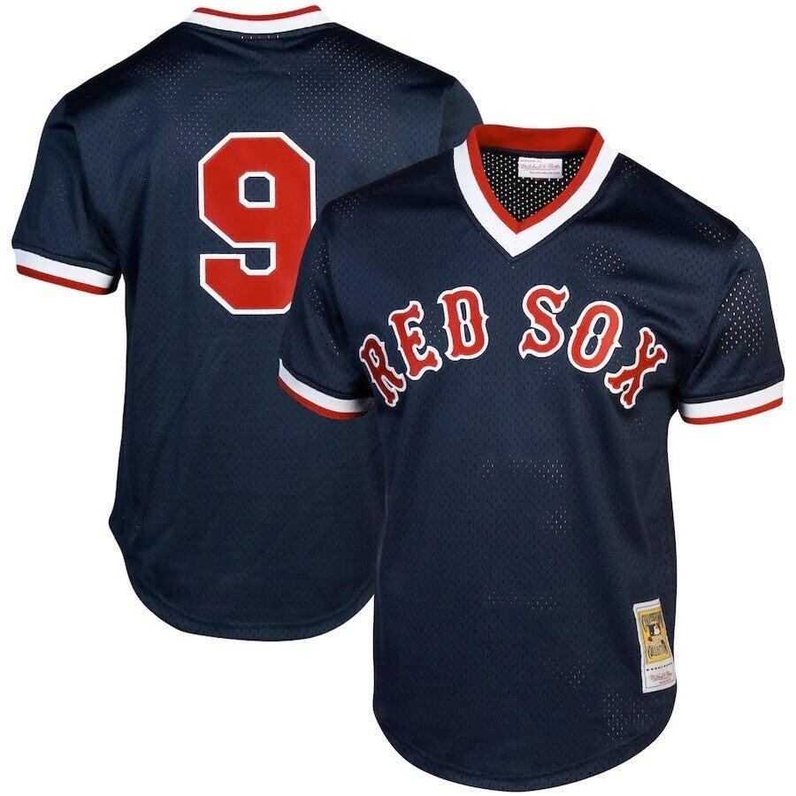 Boston Red Sox Ted Williams Cooperstown Mitchell and Ness Jersey