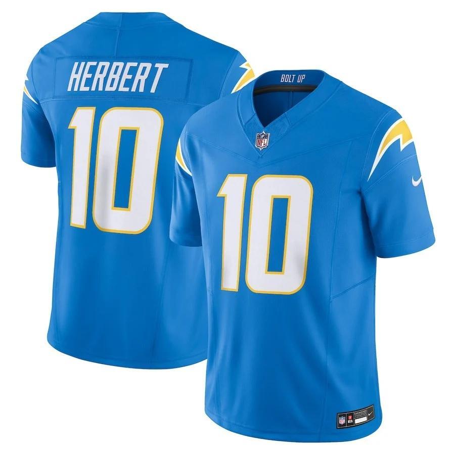Los Angeles Chargers Justin Herbert Limited Powder Blue Jersey