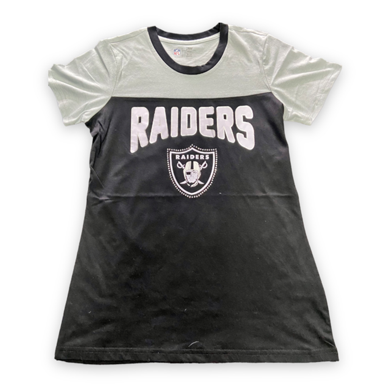 Raiders Shirt, Football Tee, Las Vegas T-shirt, Rhinestone shirt