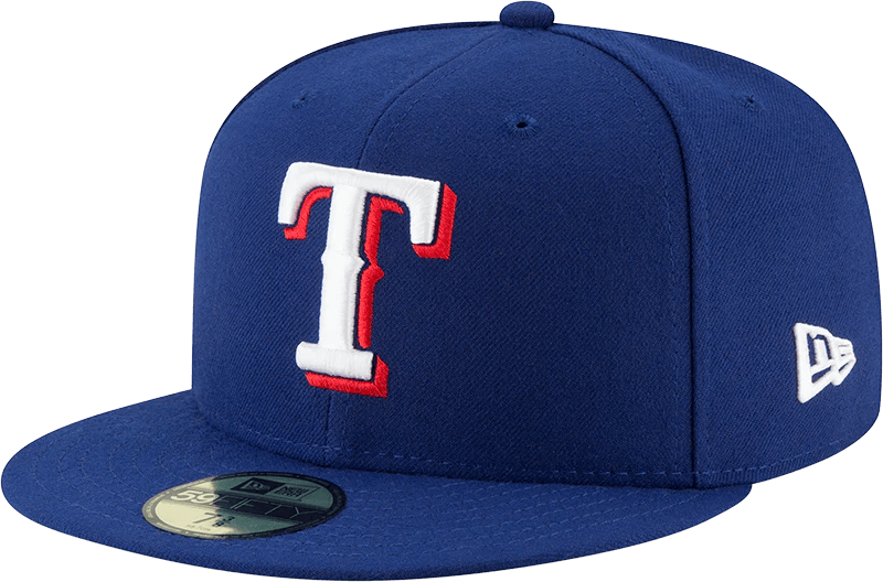 Texas Rangers New Era 59FIFTY Blackout Cap - Sports Addict