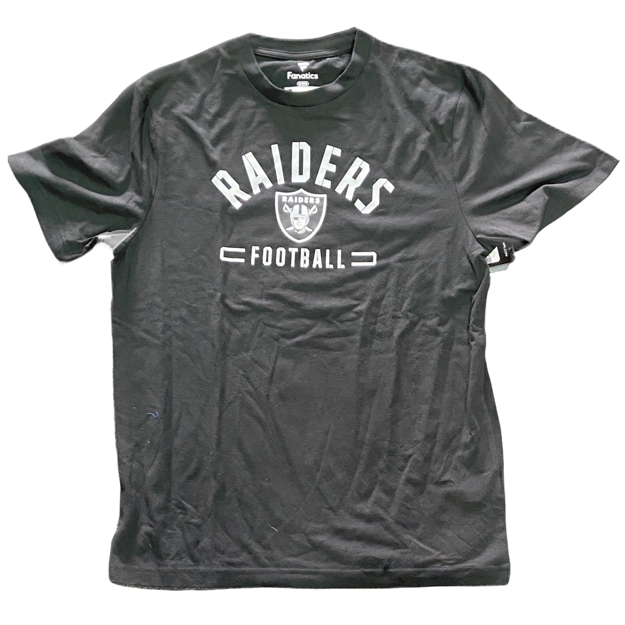 Las Vegas Raiders Ladies Heather Charcoal Fade g-III Shirt - Sports Addict